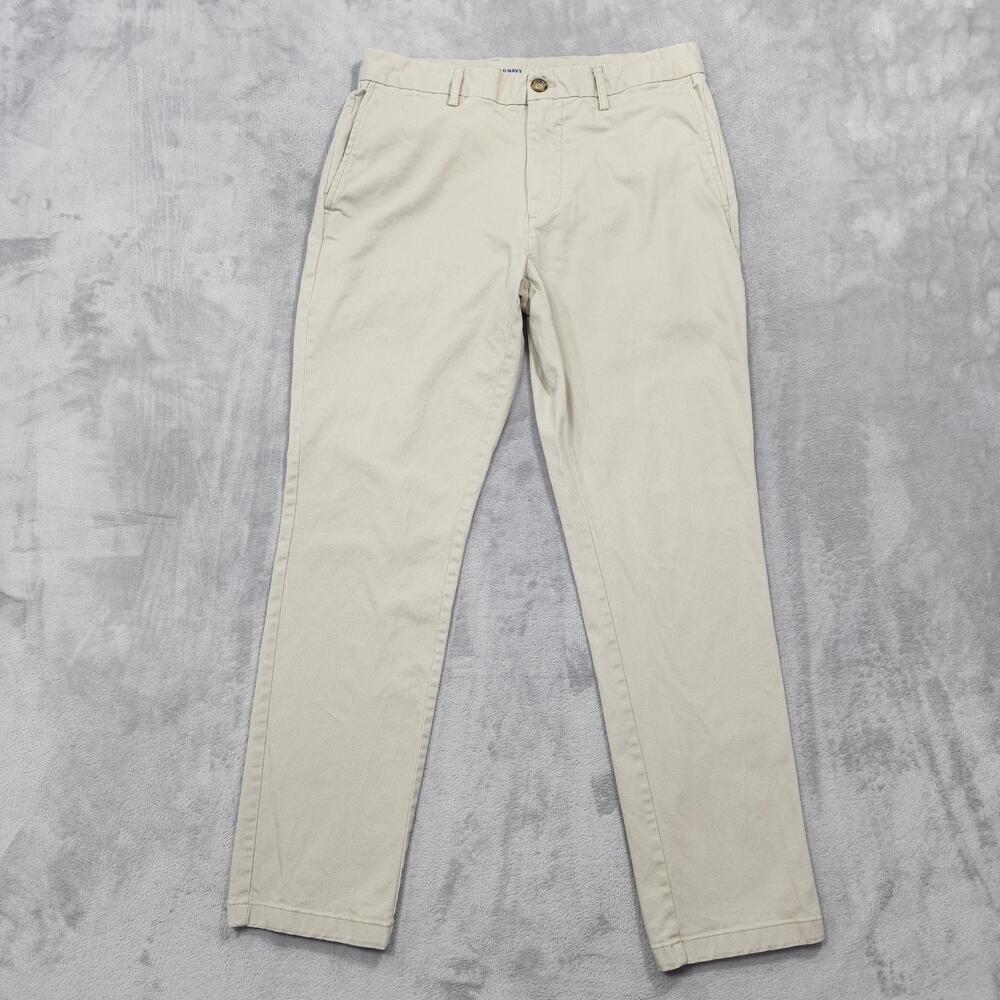 Old Navy Pants Mens 32x30 Beige Rotation Slim Built-In Flex Chino Stretch Casual